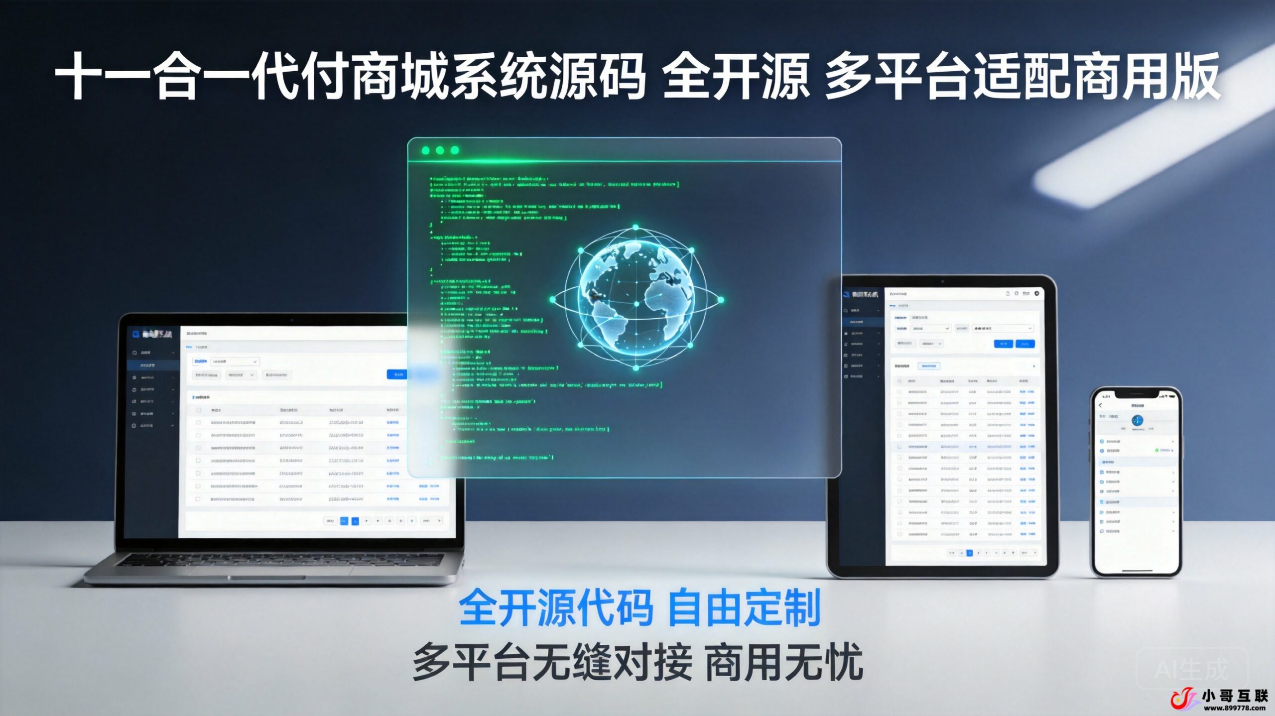十一合一代付商城系统源码 全开源  多平台适配商用版